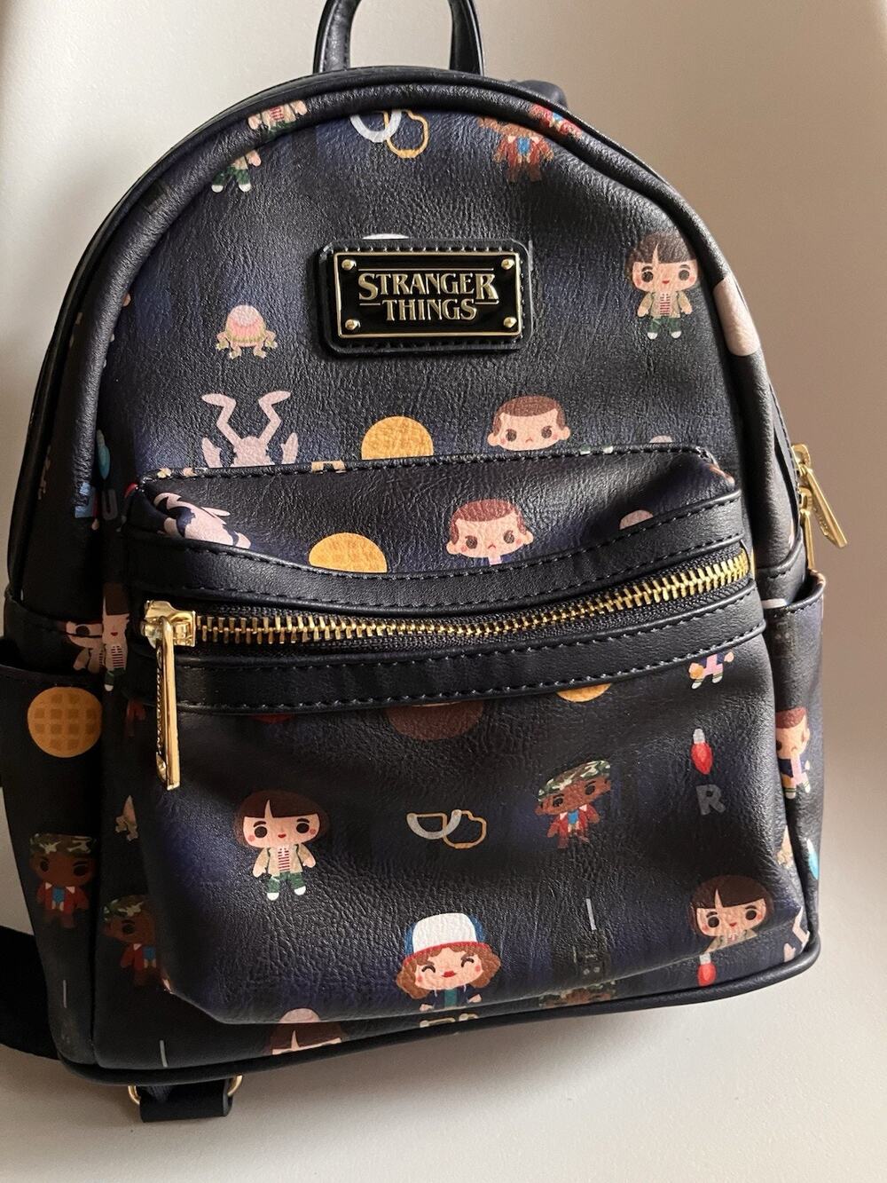Loungefly Stranger Things Chibi Mini Backpack Funko AOP NFXBK0037 Netflix Rare